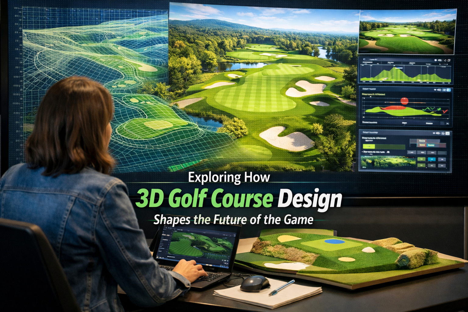 3D golf course design