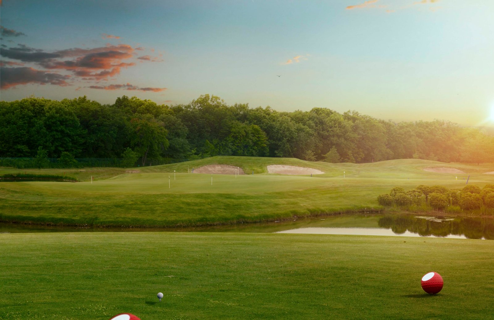 golf course topography